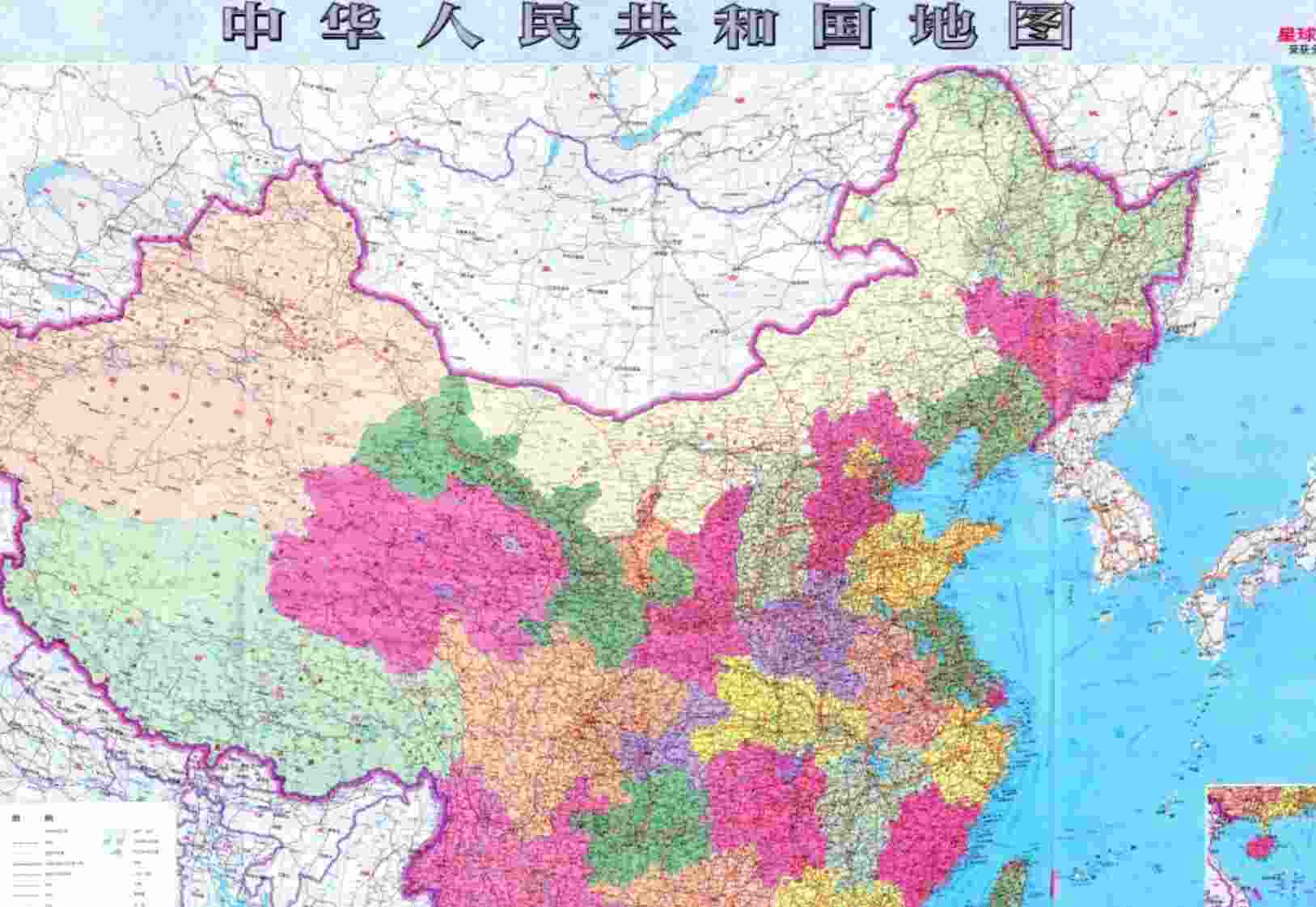 超1亿像素的中国地图资源免费下载