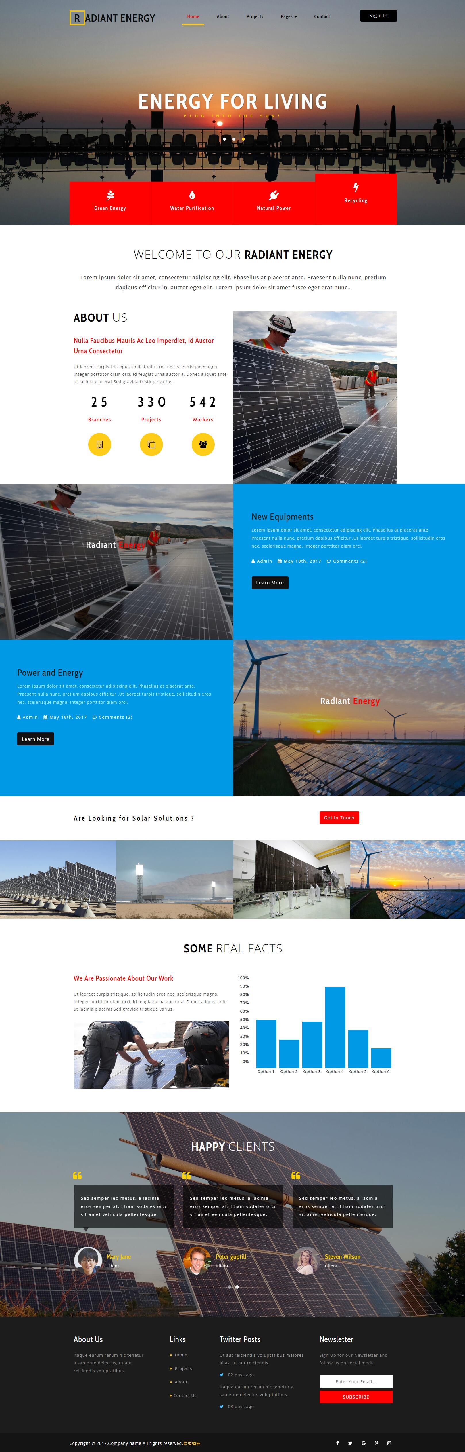 红色光伏太阳能电力公司网站模板.jpg/